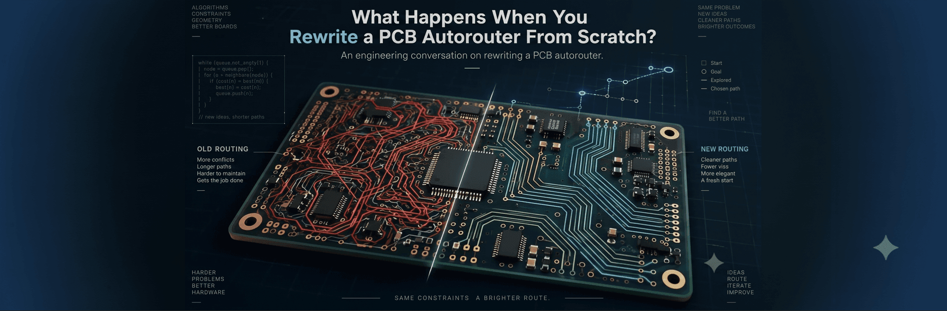 What Happens When You Rewrite a PCB Autorouter From Scratch?