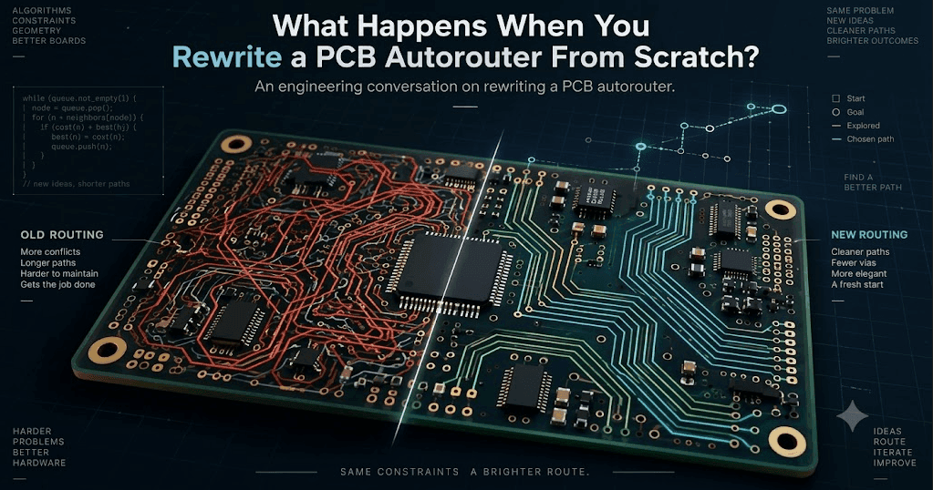 What Happens When You Rewrite a PCB Autorouter From Scratch?