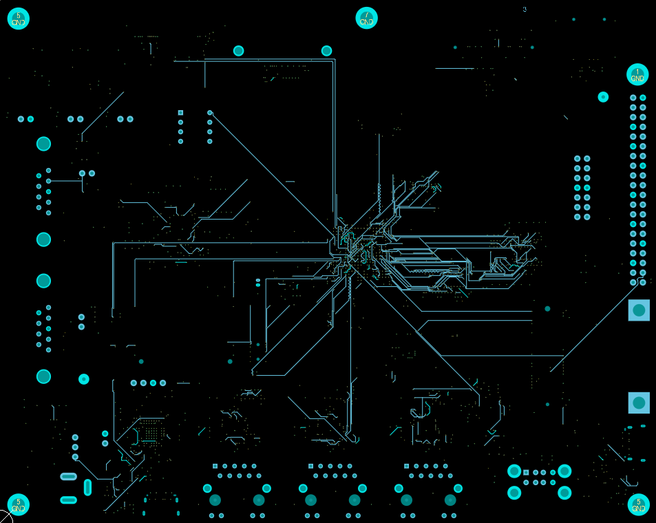 Inner layer 2 routing for STM32MP257F-EV1