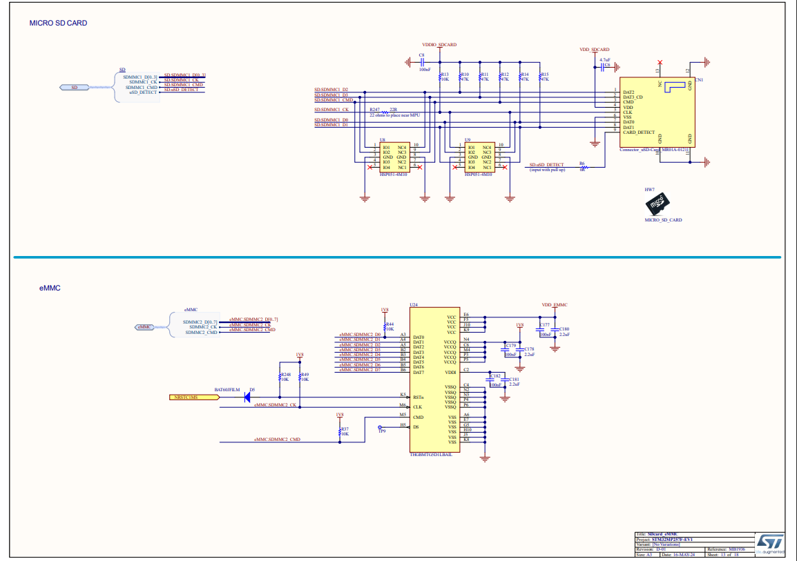 microSD schematic
