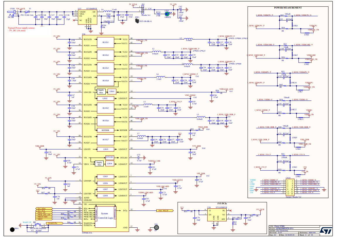Power management schematic page 1