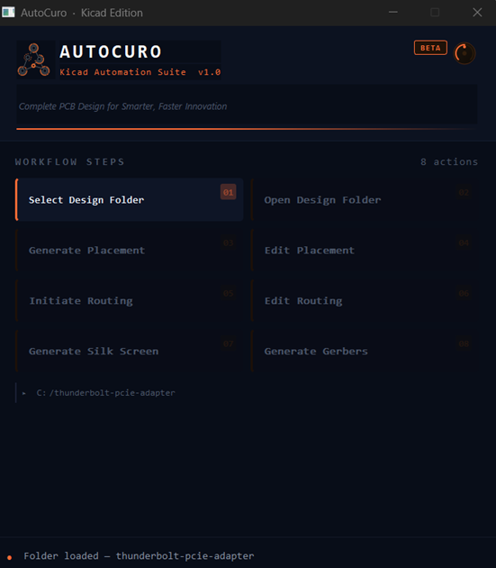 Automatic Placement Generated by Autocuro